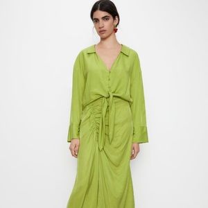 Small Green Zara Blouse